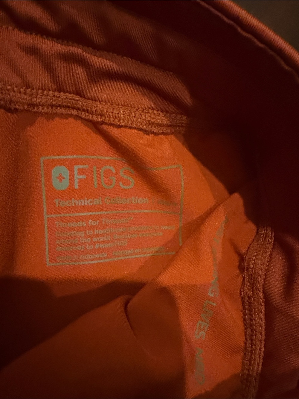 Rust Red Drawstring Cargo Joggers - Picture 4 of 4